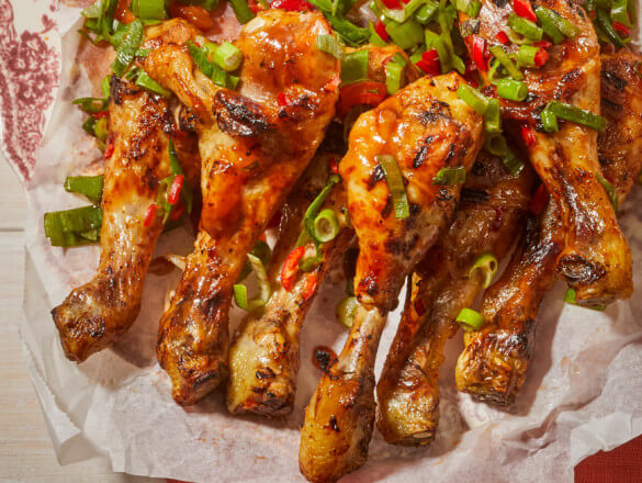 10% korting op vijf gebraden drumsticks