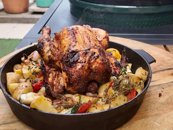 10% korting op één gebraden hele kip