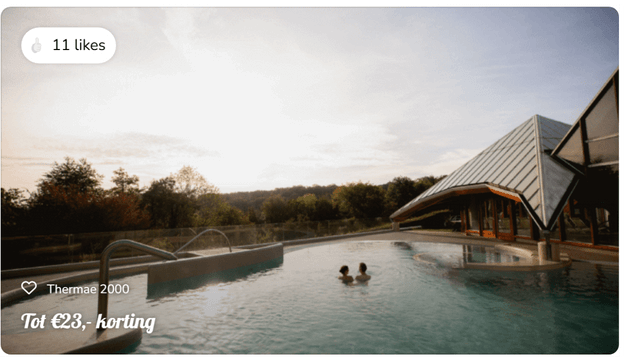 Tot €23,- korting bij Thermae 2000