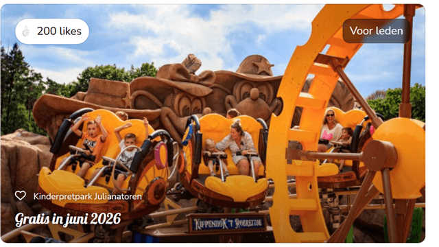 Gratis eenmalig toegang in juni 2026 bij Julianatoren