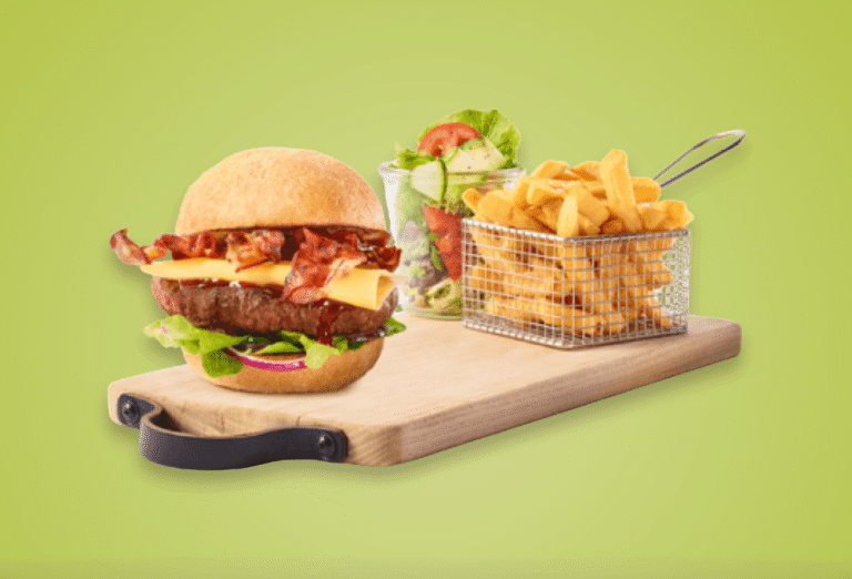 Hauptpreis: Burger-Menü Ihrer Wahl GRATIS